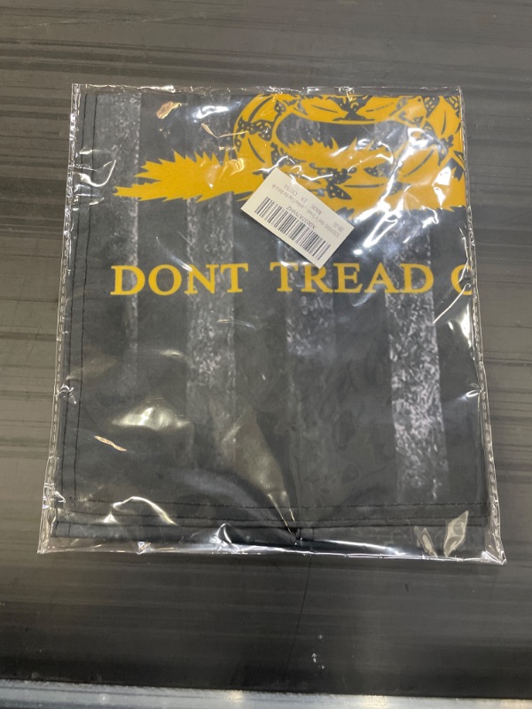 Photo 2 of 3Ply Garden Flag Don't Tread on Me Black Double Sided for Outside…
