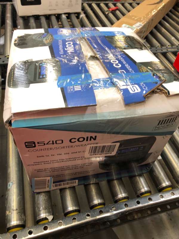 Photo 2 of Nadex S540 Pro | Coin Counter, Sorter, and Wrapper | Sorts up to 300 Coins Per Minute | Comes with 48 Preformed Wrappers