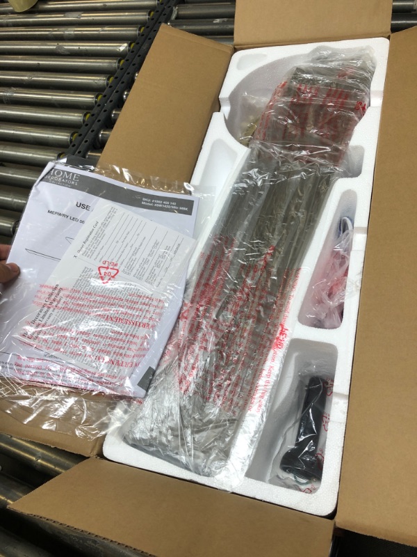 Photo 1 of Merwry 56 in. Integrated LED Indoor/Outdoor Matte Black Ceiling Fan with Light Kit and Remote Control