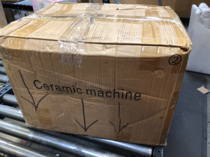 Photo 1 of VEVOR Pottery Wheel, 11in Ceramic Wheel Forming Machine, 0-300RPM Speed Manual Adjustable 0-7.8in Lift Leg, Foot Pedal Detachable Basin, Sculpting Tool Accessory Kit for Work Art Craft DIY