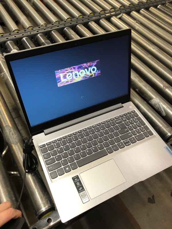 Photo 5 of --Moderate Use, Damaged as Shown in Pictures
Lenovo - IdeaPad 3 15" Laptop - Intel Core i3-1005G1-8GB Memory - 256GB SSD - Platinum Grey - 81WE011UUS
