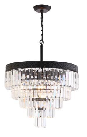 Photo 1 of  20" Wide LED Crystal Mini Chandelier with Crystal Embellishments