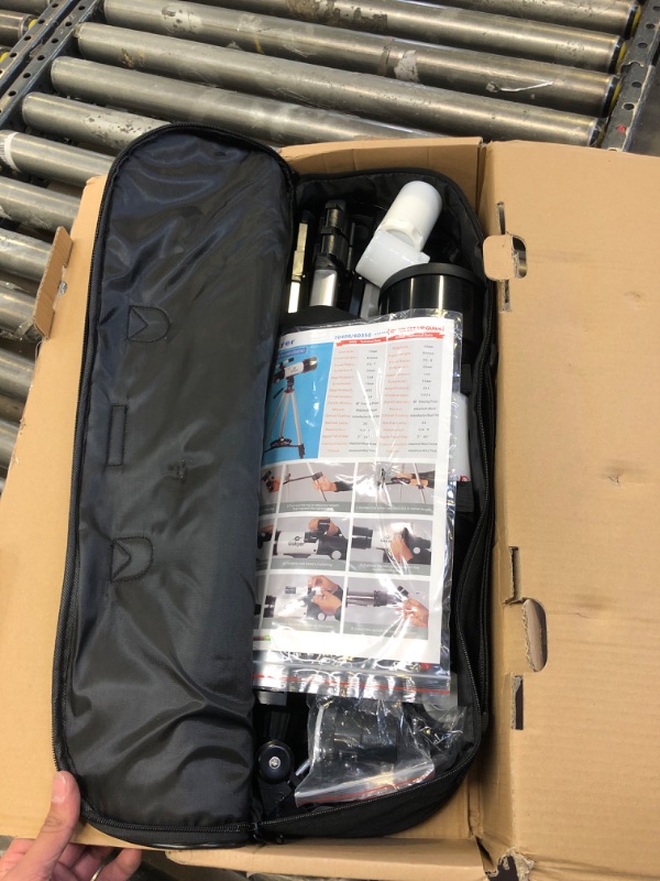 Photo 1 of Gskyer Telescope, 70mm Aperture 400mm AZ Mount Astronomical Refracting Telescope for Kids Beginners - Travel Telescope with Carry Bag, Phone Adapter and Wireless Remote