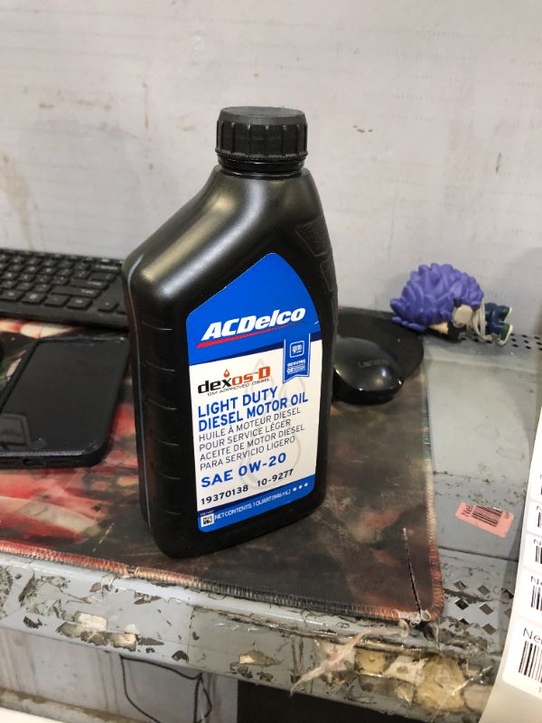 Photo 2 of AC Delco DexosD 0w-20 Light Duty Diesel Engine Oil 19370138, 10-9277 and AC Delco PF66, 55495105, 19391402 Oil Filter Change Kit For 3.0l Duramax Diesel LM2