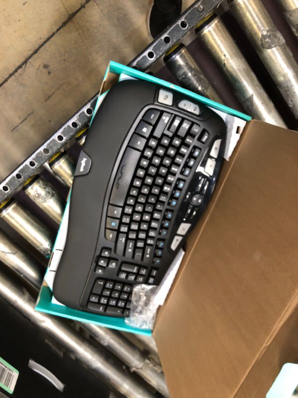 Photo 1 of Logitech MK550 Wireless Wave Keyboard and Mouse Combo - Includes Mouse, Long Battery Life, Ergonomic Design, Black

