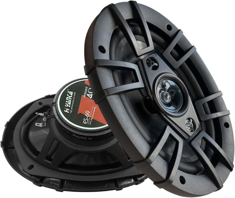 Photo 1 of H YANKA 6x9 Car Speakers,500 Watt Max 4-Way 6x9 Speakers, Professional 6x9 Speakers?Truck Speakers?Speakers for Car?Speakers Car Audio?6 by 9 Speakers?Max Box Car Set?Auto Speakers?1 Pair? Car Coaxial Speakers 6x9 Car Speakers