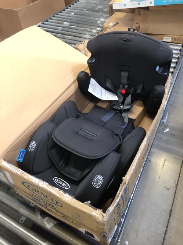 Photo 2 of Graco Tranzitions 3 in 1 Harness Booster Seat, Proof Tranzitions Black