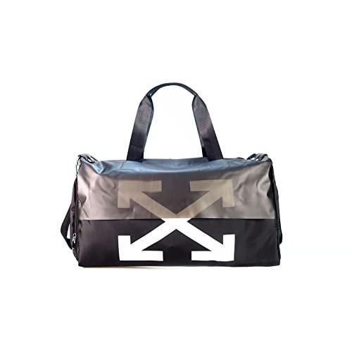 Photo 1 of Fashion PU Leather Travel Duffel Bag Carry on Bag with Crossed Arrows Logo