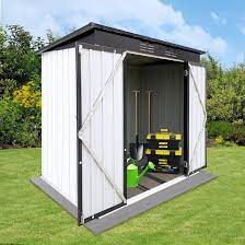 Photo 1 of 6 Ft. W x 4 Ft. D Metal Vertical Storage Shed (Part number: SA-W135057457)
