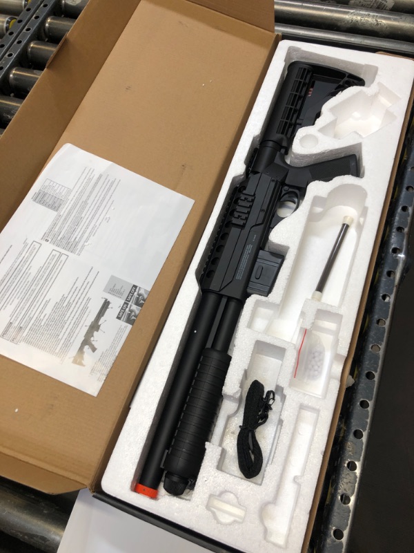 Photo 1 of Game Face ASGM47 VooDoo Spring-Powered Pump Action Airsoft Shotgun Black 6.0mm