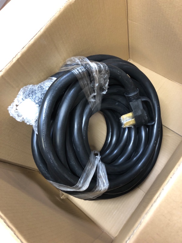 Photo 1 of 50 ft. Generator Cord 50 Amp Extension Cord 110-Volt Generator Cord with Twist Lock Connectors
