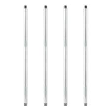 Photo 1 of 1 in. x 3 ft. Galvanized Steel Pipe (4-Pack)
