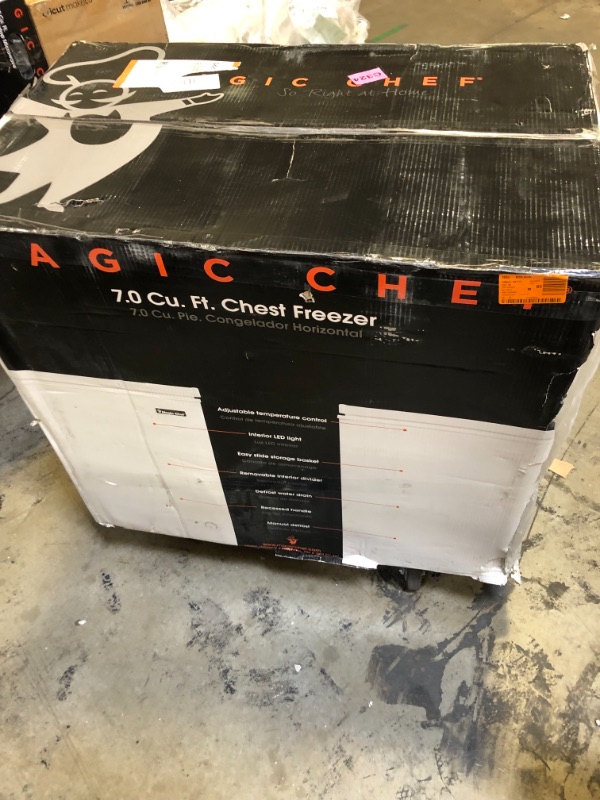 Photo 1 of 7.0 cu. ft. Chest Freezer in White