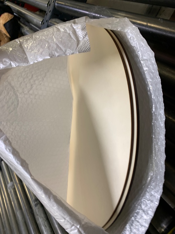 Photo 1 of [Upgraded] Artificer 3 Pieces Large Round Wooden Discs 18 Inch, 1/4 Thick Unfinished Wood Circles 18 Inch Circle Blank Plywood Board Cutouts Wood Rounds for Crafts, Wood Burning, Door Hanger Signs 18 inch 3 pack 1/4" 5mm thick