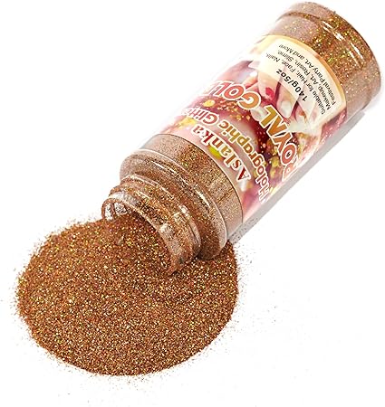 Photo 1 of Aslanka Extra fine Glitter, Non-Toxic Craft Glitter 5oz (140g)for Epoxy, Slime Tumblers, Cosmetic Glitter for Body Nail Face Eye, Resin Glitter for DIY Art Craft, Festival Decoration-Royal Gold