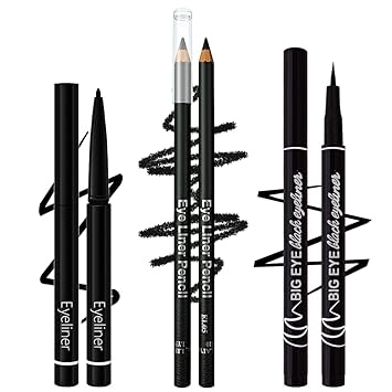 Photo 1 of ETEDES 3 Different Precision Eyeliners,Waterproof,Smudge Proof,[3-in-1] Eyeliner *3;Black #-0714064