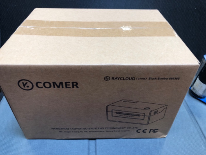 Photo 2 of K Comer Shipping Label Printer 150mm/s High-Speed 4x6 Direct Thermal Label Printing for Shipment Package 1-Click Setup on Windows/Mac,Label Maker Compatible with Amazon, Ebay, Shopify, FedEx,USPS,Etsy BASIC VERSION