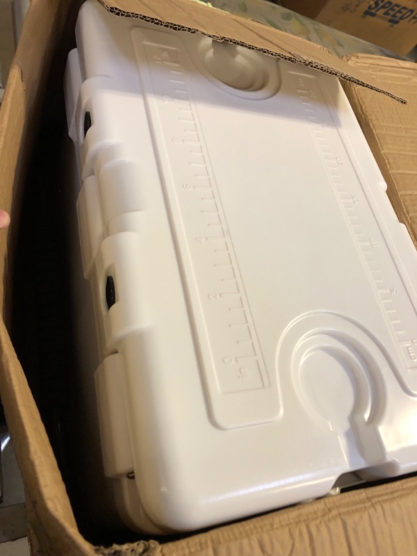 Photo 1 of EchoSmile 25/30/35/40/75 Quart Rotomolded Cooler, 5 Days Protale Ice Cooler, Ice Chest Suit for BBQ, Camping, Pincnic, and Other Outdoor Activities 25QT White