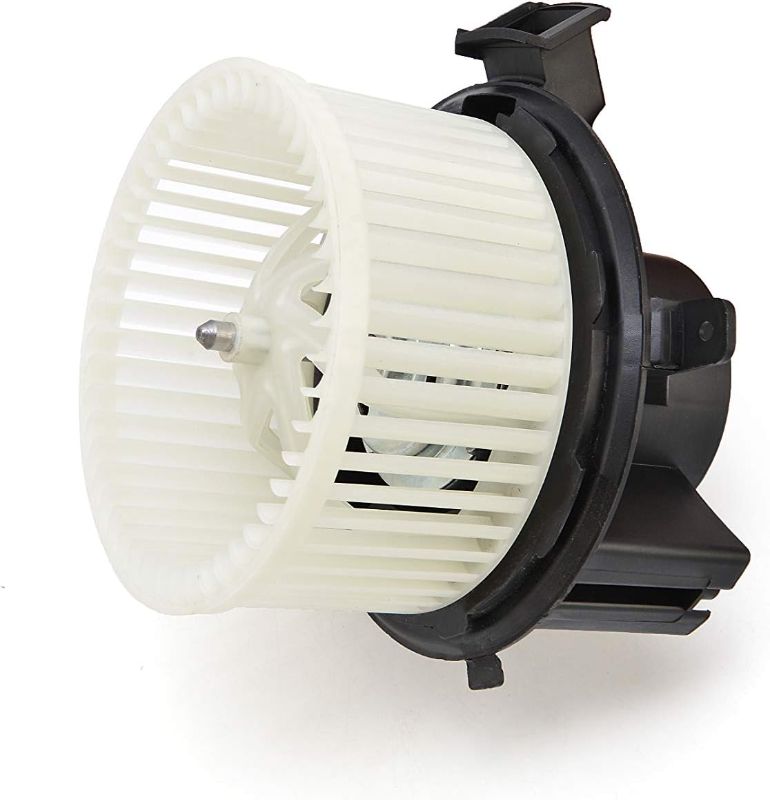 Photo 1 of AC Heater Blower Motor with Fan - Compatible with Buick, Chevy, GMC & Saturn Vehicles - Enclave, Silverado, Silverado, Silverado 3500 HD, Traverse, Acadia, Sierra - Replaces 15-81786, 22810567, 700236
