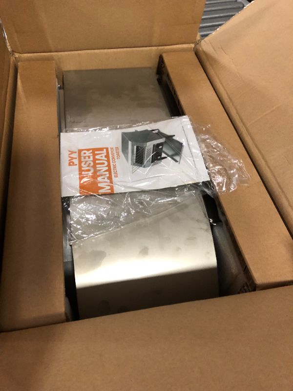 Photo 1 of Commercial Toaster Conveyor 150slices/h Restaurant Toaster for Bun Bagel Bread Heavy Duty Stainless Steel Conveyor Toaster