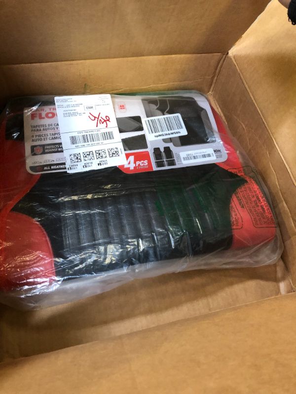 Photo 1 of BDK PolyPro Red Car FLOOR MATS 