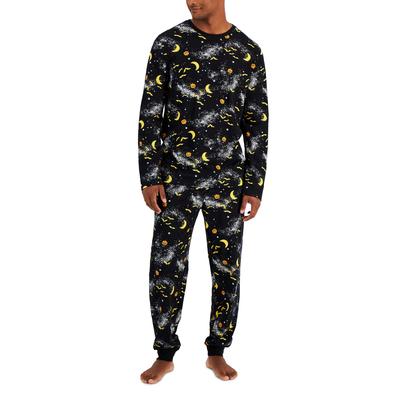 Photo 1 of SIZE LARGE - Matching Men's Halloween Spooky Night Family Pajama Set, Created for Macy's