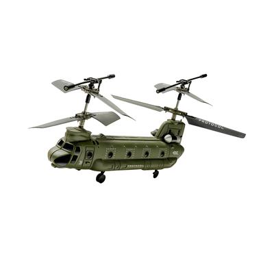 Photo 1 of Protocol Tactical Cargo Remote-Controlled Helicopter. Protocol's Tactical Cargo Helicopter with Gyro is a marvel of maneuverability in flight thanks to its built-in gyroscopic circuit. With its omni-directional 3 channel infrared remote control, four sync