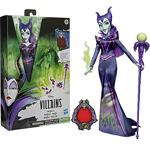 Photo 1 of Disney Villains Maleficent Fashion Doll Includes Accessories and Removable Clothes.  Independent self-confident unforgettable and of course sinister -- the iconic Villains of Disney films are always fiendishly fashionable. This sinisterly stylish 11-inch 