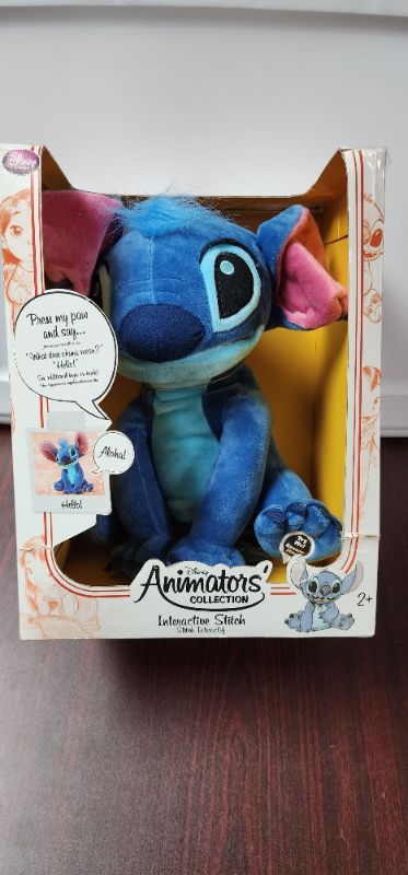 Photo 1 of Collector Item Disney Animators Collection Interactive 12" Talking Stitch Plush. Talk to stitch and watch him respond. 