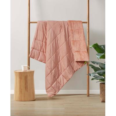 Photo 1 of Clean Spaces Quilted Throw, 50 X 60 - Heath Copper