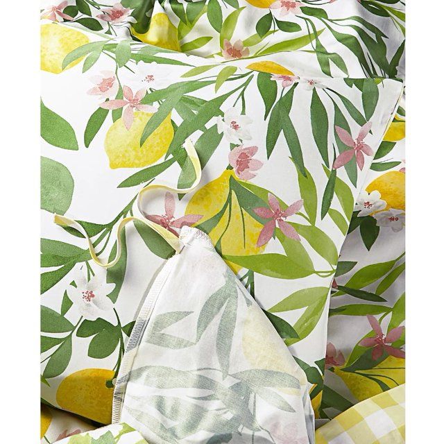 Photo 2 of KING SIZE - Charter Club Damask Designs Citrus 3-Pc. King Comforter Set. Add a refreshing splash of color to the bedroom with the Damask Designs Citrus comforter set from Charter Club, featuring layers of lemons and oranges accented with greenery and blos