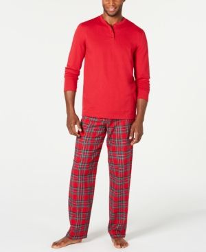 Photo 1 of SIZE MEDIUM - Matching Men's Mix It Brinkley Plaid Family Pajama Set - Brinkley Plaid