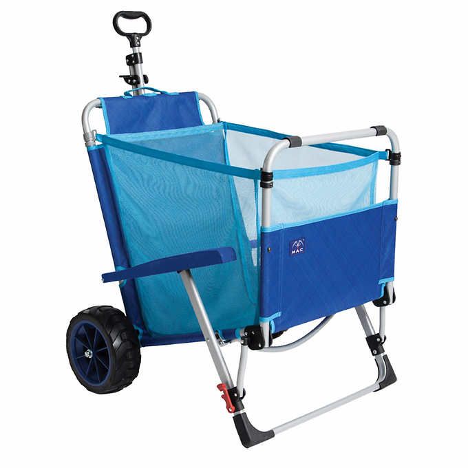Photo 4 of Mac Sports Beach Day Lounger Combo Cart. Features: 2 in 1 Unique Design, Simple to Use Cargo Cart, Wide Tread Wheels for Easy Transport
Comfortable Lounge Chair, Durable and Versatile