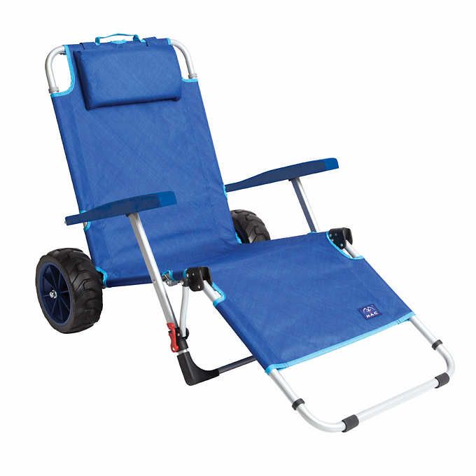 Photo 3 of Mac Sports Beach Day Lounger Combo Cart. Features: 2 in 1 Unique Design, Simple to Use Cargo Cart, Wide Tread Wheels for Easy Transport
Comfortable Lounge Chair, Durable and Versatile