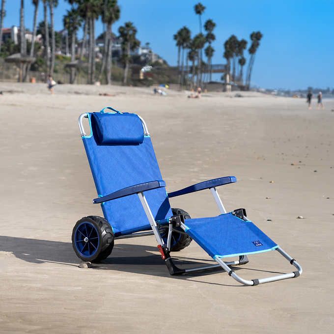 Photo 5 of Mac Sports Beach Day Lounger Combo Cart. Features: 2 in 1 Unique Design, Simple to Use Cargo Cart, Wide Tread Wheels for Easy Transport
Comfortable Lounge Chair, Durable and Versatile