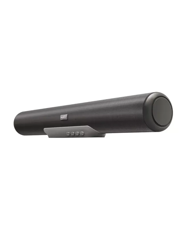 Photo 1 of BROOKSTONE Bluetooth Elite Pulse Sound Bar, 17.5". Elevate your listening experience with the clear tones and rumbling bass of the Elite Pulse Sound Bar by Brookstone. This product pairs seamlessly with your smart devices, so you can stream your favorite 