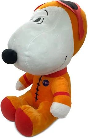 Photo 2 of 13" Jinx Astronaut Snoopy, Macy's Plush Stuffed Animal Toy, created for Macy's.  An out-of-this-world update on an icon, this plush Snoopy from Jinx dons that Nasa uniform for a stellar take on soft and cuddly. The Astronaut Snoopy makes the perfect holid