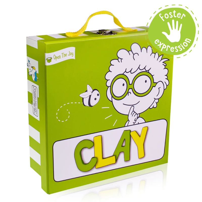 Photo 2 of Clay Activity Kit: Foster Expression. Foster your child's creative expression through clay! Open the Joy’s clay activity kit for kids is the perfect tactile art set introducing children to the joys of sculpting and modeling. Watch them beam with pride as 