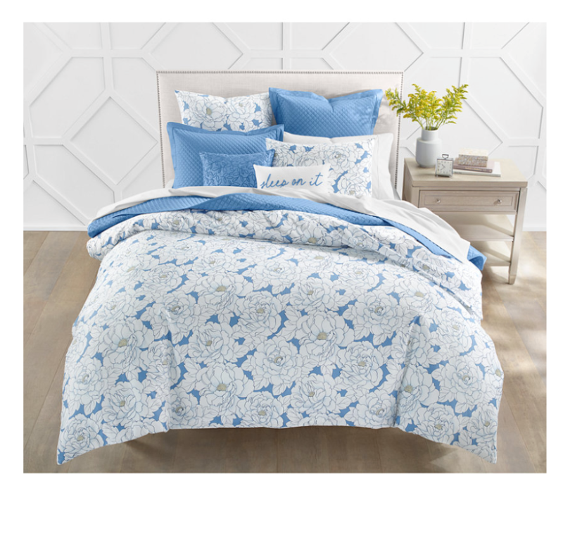 Photo 1 of KING Charter Club Damask Designs Camellia Comforter Sets, Created for Macy's. Charter Club Damask Designs Camellia 3 Pc. Comforter Set, King, Created for Macy's Home - Bed & Bath Bed - Comforters