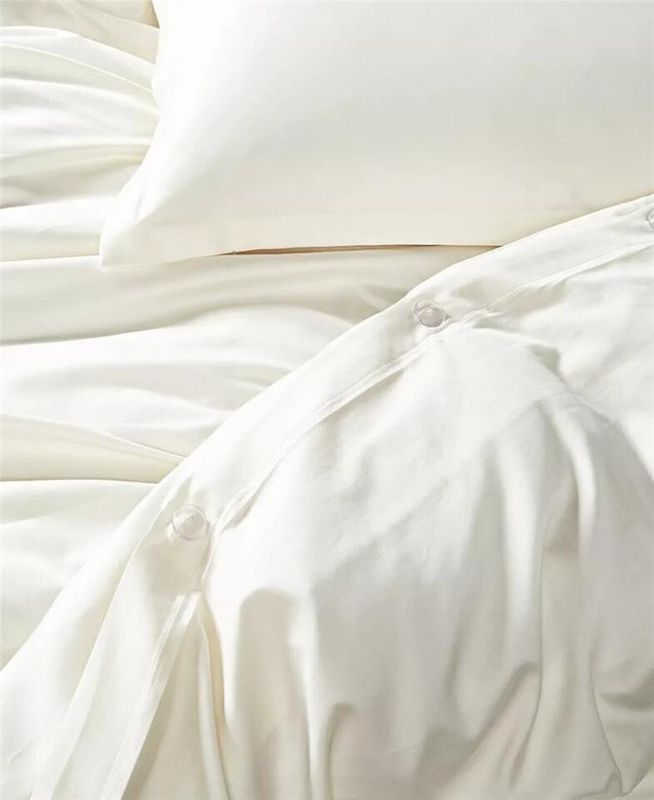 Photo 4 of FULL / QUEEN OAKE Cotton/ Tencel Blend Reversible 3 Pc. Comforter Set, Full/Queen- Ivory. OAKE Cotton/ Tencel Blend Reversible 3 Pc. Comforter Set, Full/Queen- Ivory OAKE Cotton/ Tencel Blend Reversible 3 Pc. Comforter Set, Full/Queen- Ivory Set includes: