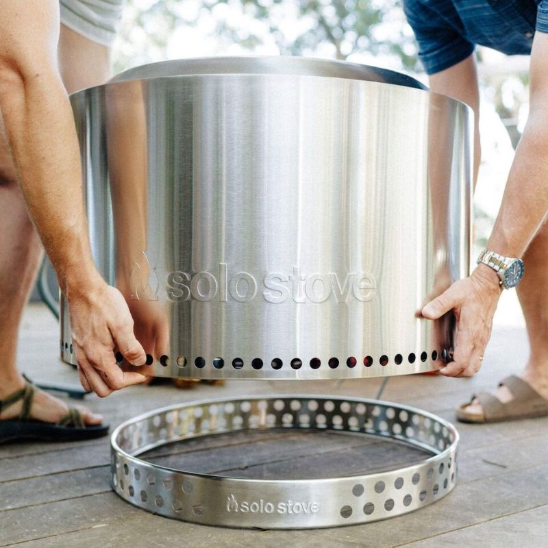Photo 1 of Solo Stove Bonfire Wood Burning Fire Pit. The world's favorite smokeless fire pit featuring signature 360° Airflow Design™ to create a super efficient burn with nearly no smoke and minimal ash left over. Patented technology means minimal smoke and ash. Pe