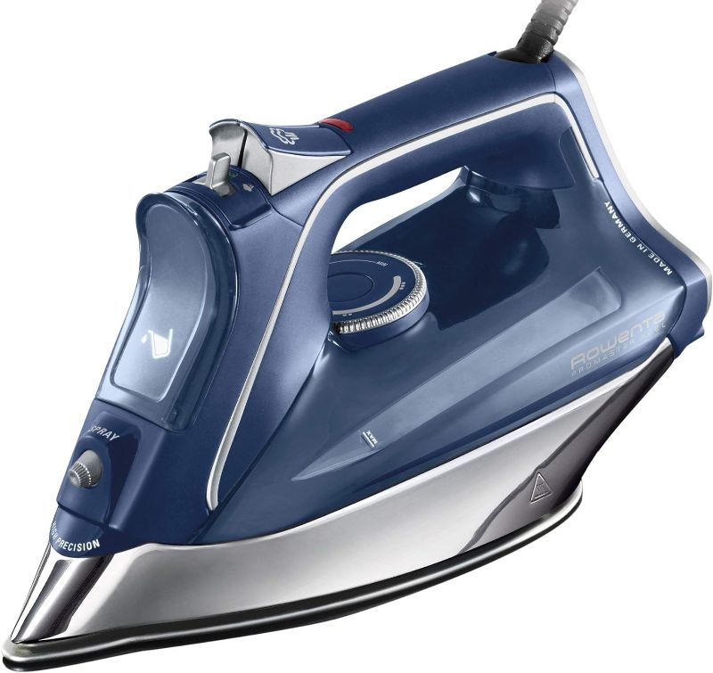 Photo 1 of Rowenta DW8260 Pro Master Xcel Steam Iron, Blue, 1800-Watts Made in Germany! Combining speed and power, the Rowenta Pro Excel Steam Iron offers professional quality ironing results. It features a Microsteam 400D soleplate provides amazing steam distributi
