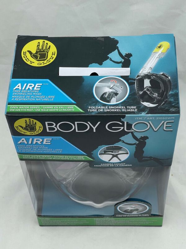 Photo 2 of Body Glove Aire (Black) Open Water Snorkeling Mask w/ GoPro Camera Mount 21050WM