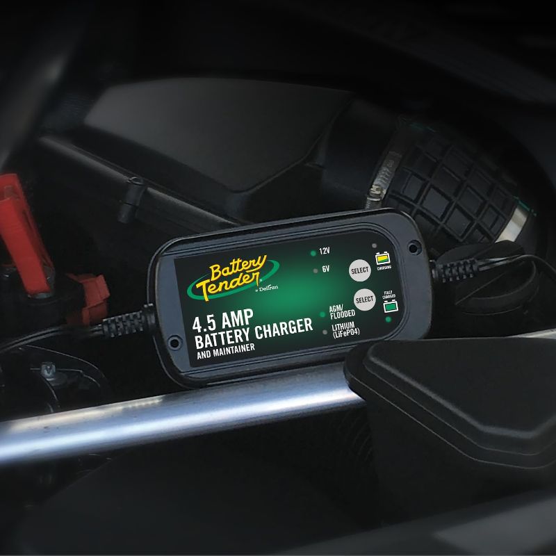 Photo 4 of Battery Tender 4.5 AMP 12V / 6V, Selectable Battery Charger and Maintainer for Cars, Trucks and SUVs, Lead Acid & Lithium Fully Automatic. Powerful 4.5 amp Battery Tender Charger - Rapidly charges a wide range of batteries for quick readiness.
Advanced Te