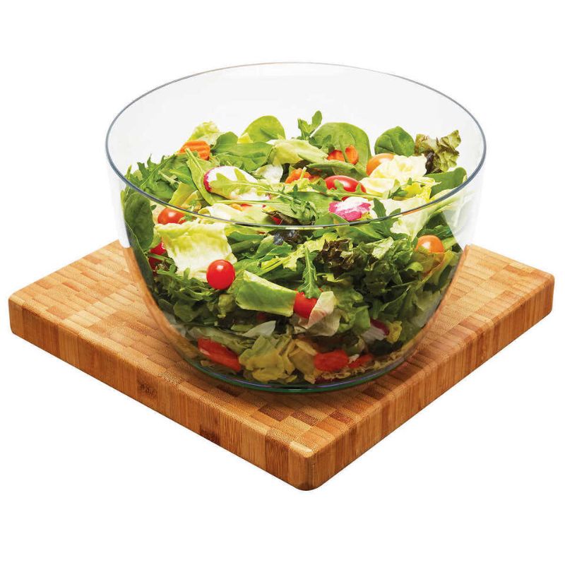 Photo 4 of Farberware Pump Activated Salad Spinner. Farberware presents an indispensable tool for leading a healthier lifestyle: the Farberware Pump Salad Spinner. You can both wash and dry salad greens and other produce, including fruits and even berries, in second