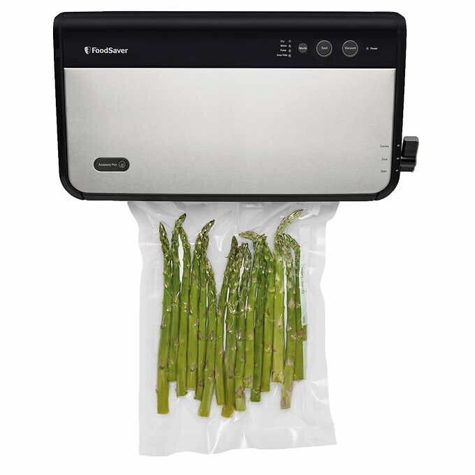 Photo 2 of Newell Brands Vacuum Sealing system. FoodSaver Vacuum Sealing System with Handheld Sealer Attachment. Keep food fresh up to 5x longer with the FoodSaver Vacuum Sealing System. This vacuum sealer's innovative technology creates an airtight seal, helping to