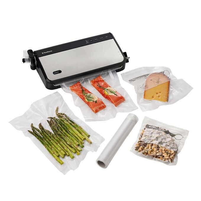 Photo 3 of Newell Brands Vacuum Sealing system. FoodSaver Vacuum Sealing System with Handheld Sealer Attachment. Keep food fresh up to 5x longer with the FoodSaver Vacuum Sealing System. This vacuum sealer's innovative technology creates an airtight seal, helping to