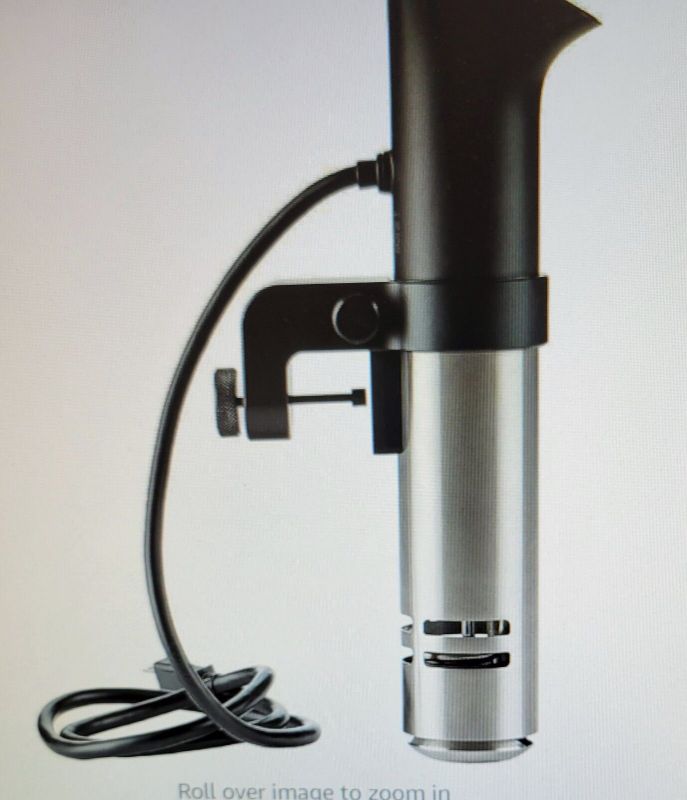 Photo 2 of Anova Culinary Sous Vide Precision Cooker Nano Bluetooth Enabled 750Watt. COOKING PERFECTION - Pressure cooker makes restaurant-quality meals with ease by preserving juices, moisture, and flavors; also retains many of the nutritious elements that are diff