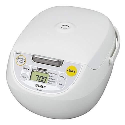 Photo 3 of Tiger (JBV-S10U) 5.5-Cup Micom Rice Cooker & Warmer. Enjoy delicious and flavorful rice in your household with Tiger’s Micom Rice Cooker & Warmer. With easy preparation, you can select between 10 settings to prepare a variety of dishes. The rice cooker wi