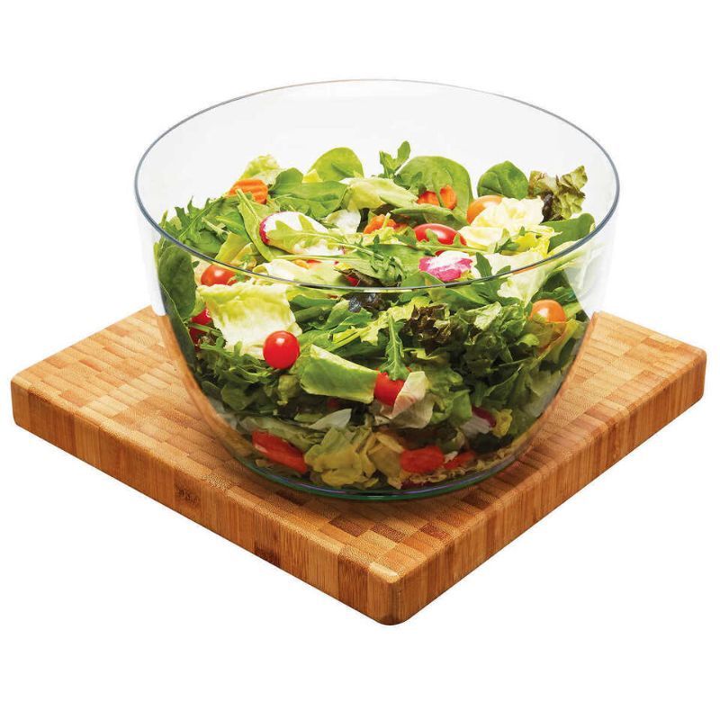 Photo 4 of Farberware Pump Activated Salad Spinner. Farberware Presents An Indispensable Tool For Leading A Healthier Lifestyle: The Farberware Pump Salad Spinner. You Can Both Wash And Dry Salad Greens And Other Produce, Including Fruits And Even Berries, In Second